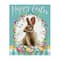 Stupell Industries Happy Easter Bunny Wreath Canvas Wall Art